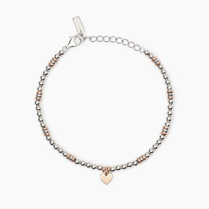 Bracciale Mabina donna Bicolor con cuore