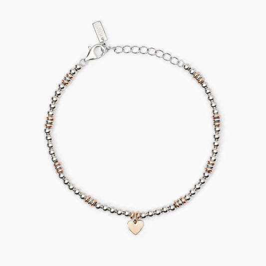 Bracciale Mabina donna Bicolor con cuore