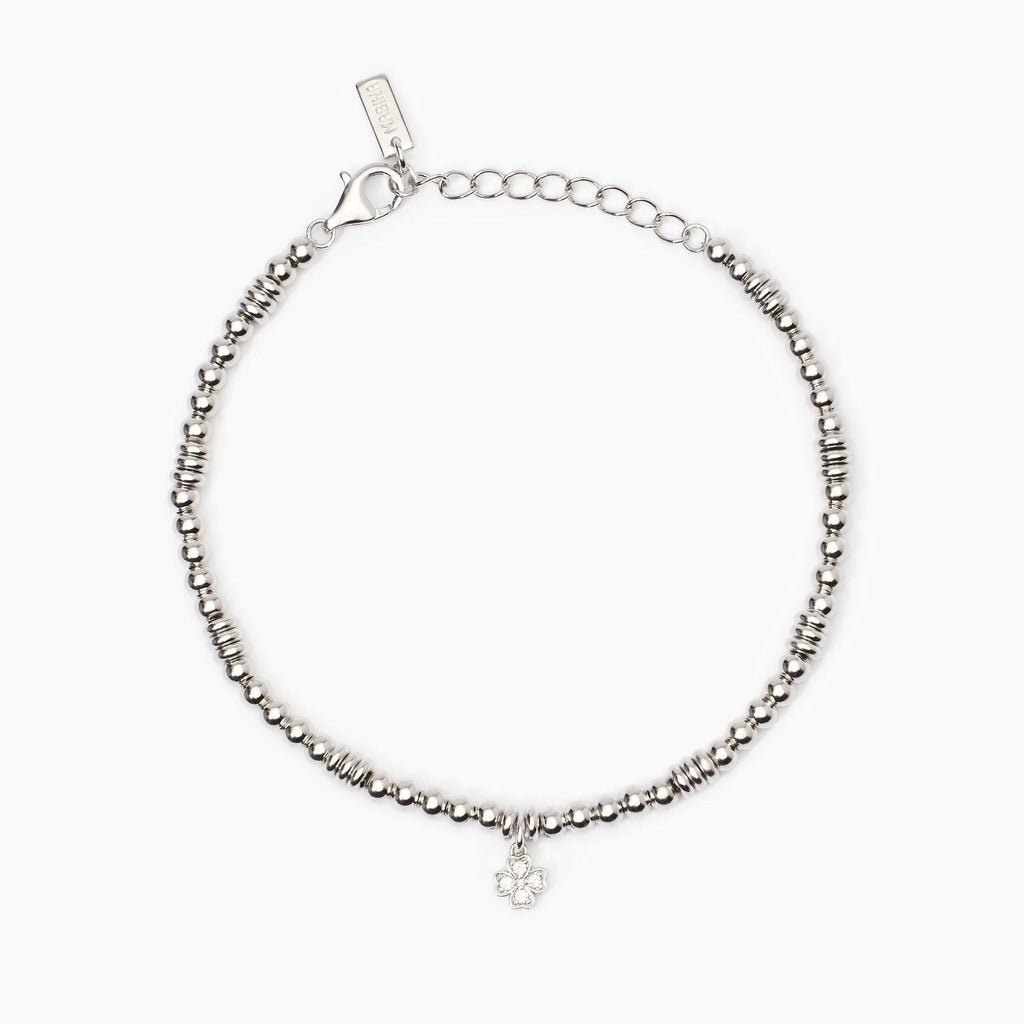 Bracciale Mabina donna con quadrifoglio