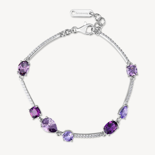 Bracciale argento Fancy Magic purple