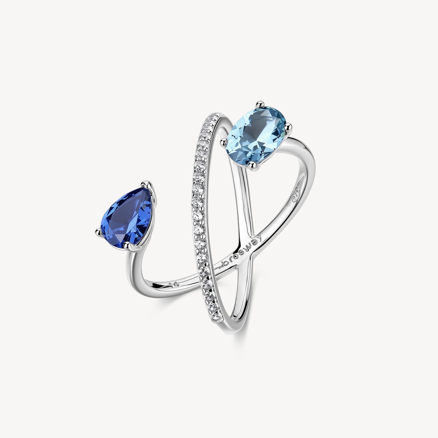 Anello Brosway Fancy donna Freedom blue