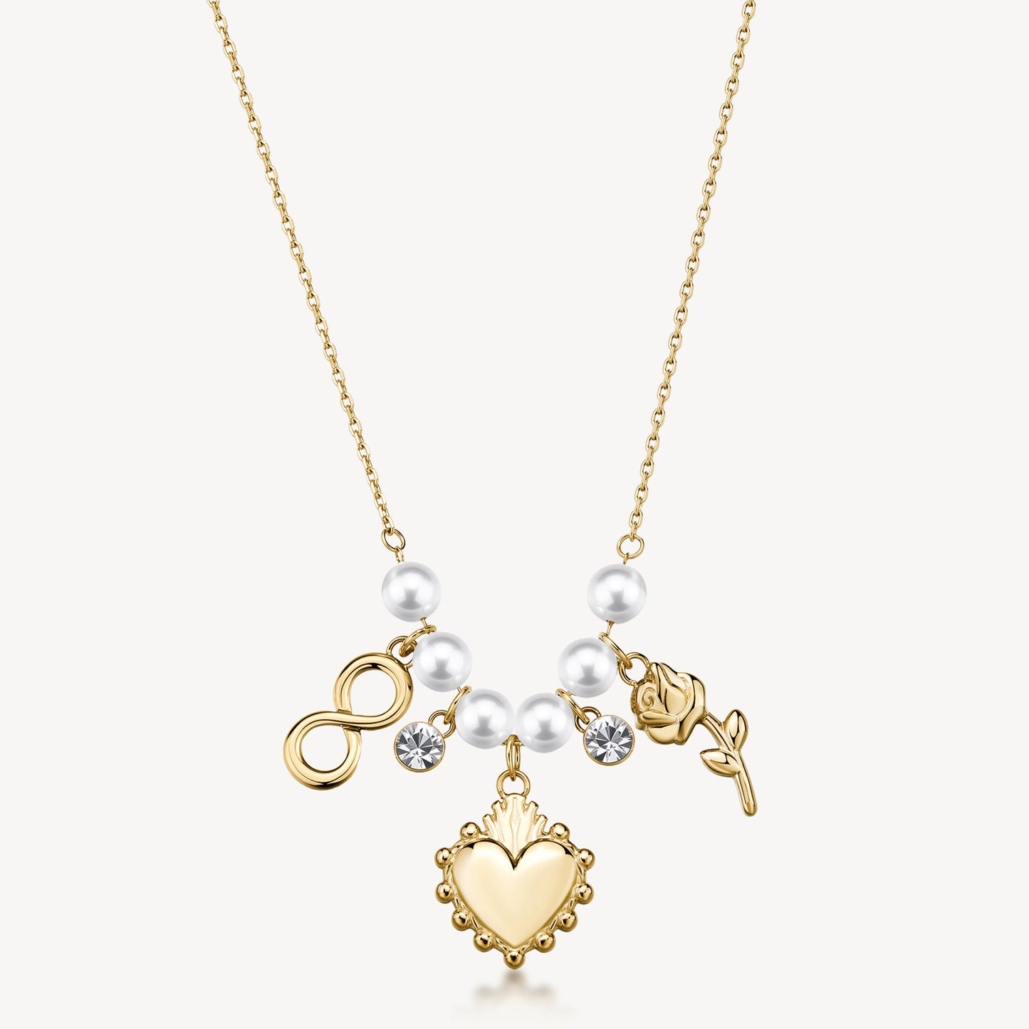 Collana Brosway donna CHAKRA AMORE con perle gold