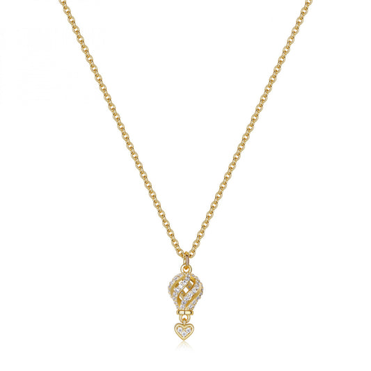Collana Rosato Mongolfiera gold