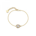Bracciale donna Rosato Goccia gold con zirconi