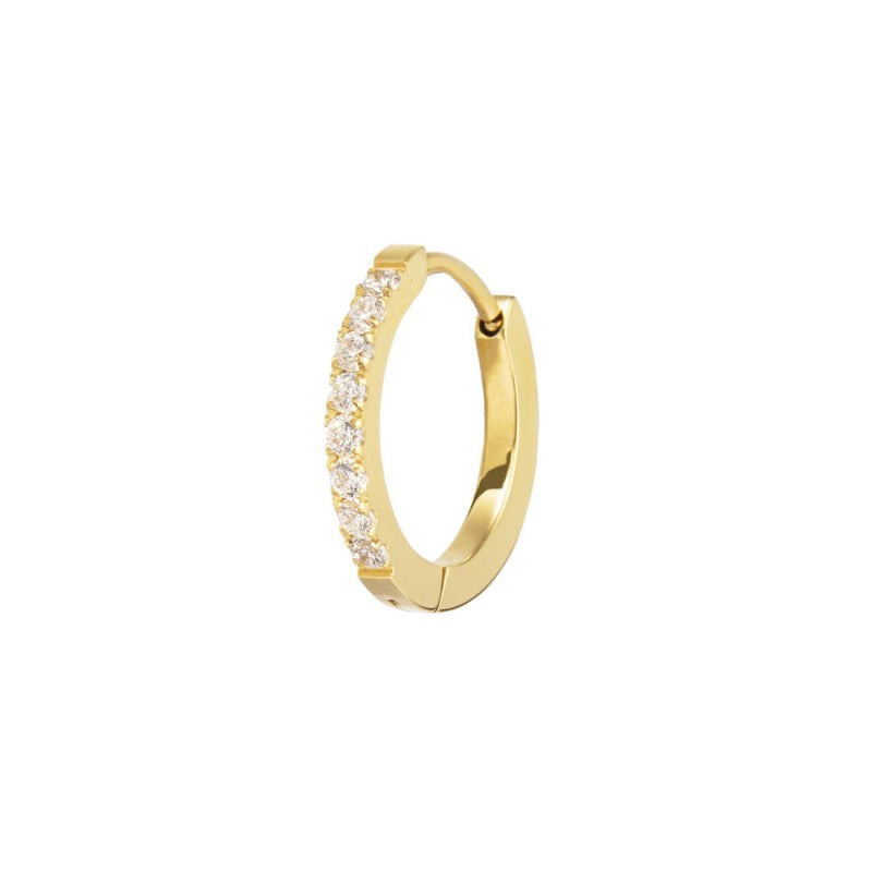 Mono orecchino Marlù a cerchio 1,6cm con zirconi