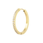 Mono orecchino Marlù a cerchio 2,4cm con zirconi