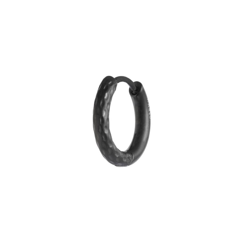 Mono orecchino Marlù a cerchio 1,5 cm trama diamantata