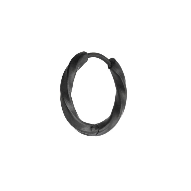 Mono orecchino Marlù a cerchio ritorto 1,7 cm