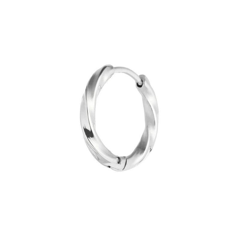 Mono orecchino Marlù a cerchio ritorto 1,7 cm