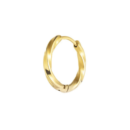 Mono orecchino Marlù a cerchio ritorto 1,7 cm