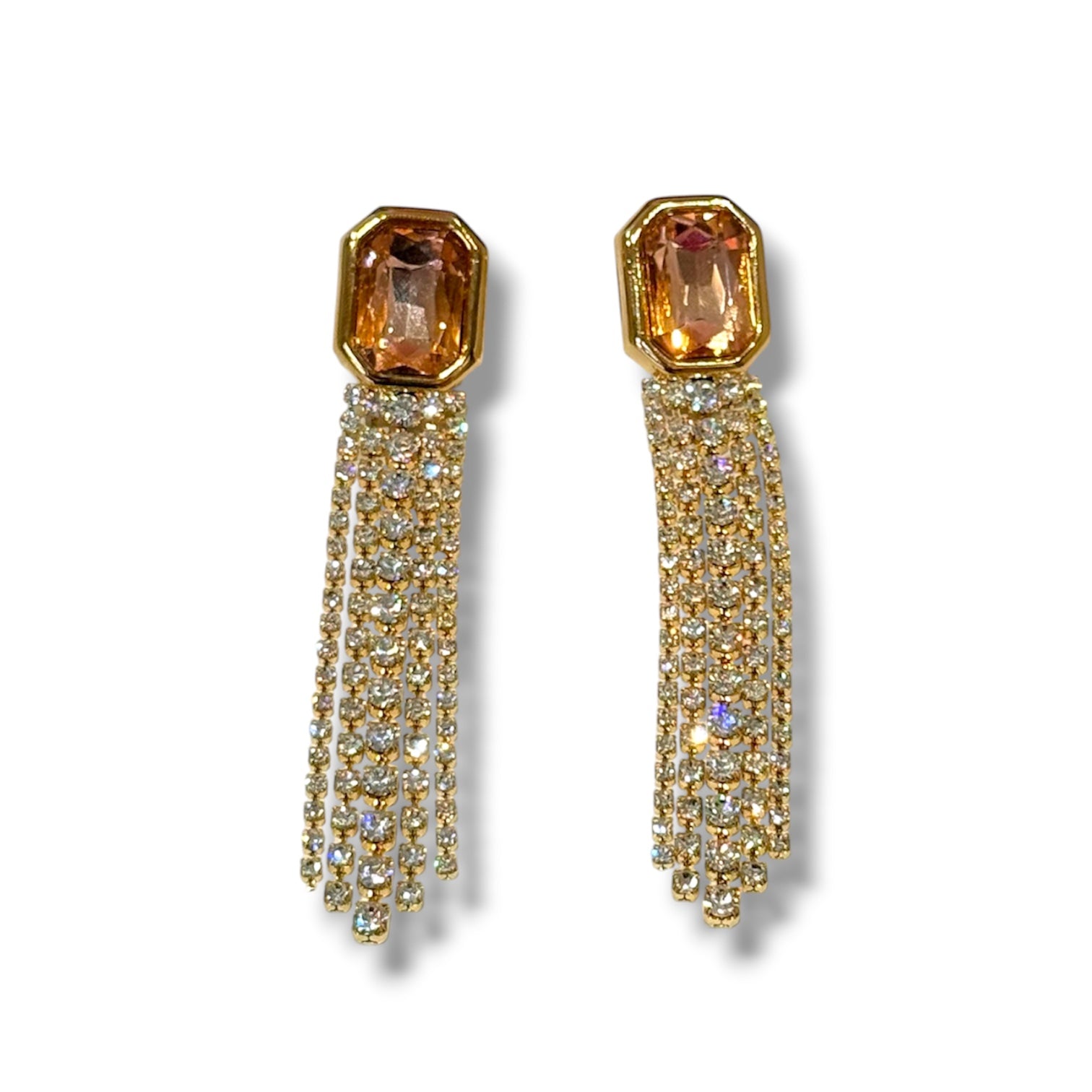 Orecchini pendenti donna Diamond Accessori Rose
