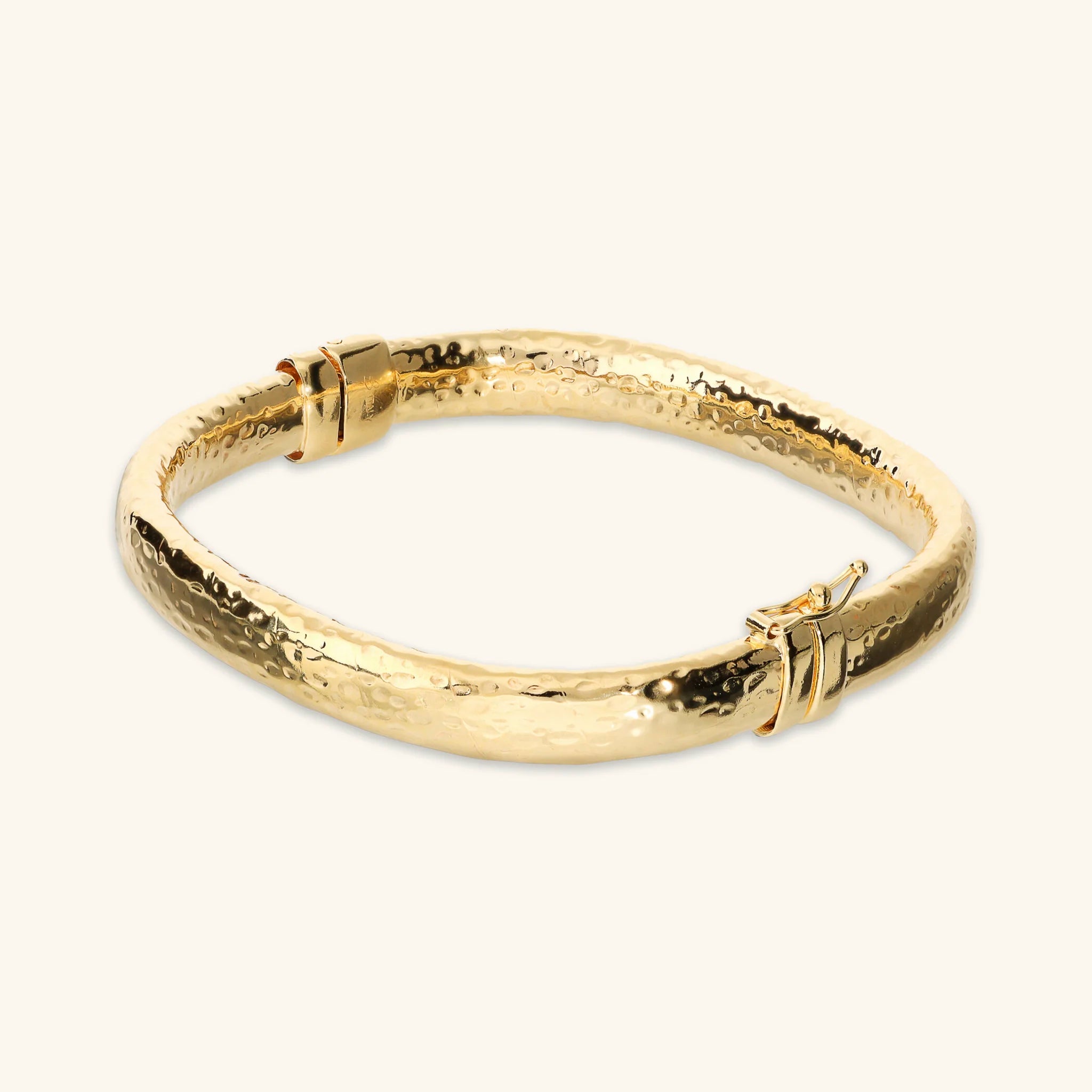 Bracciale donna Etrusca Rigido Quadrato Martellato