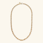 Collana donna Etrusca Catena Corda con Rondelle