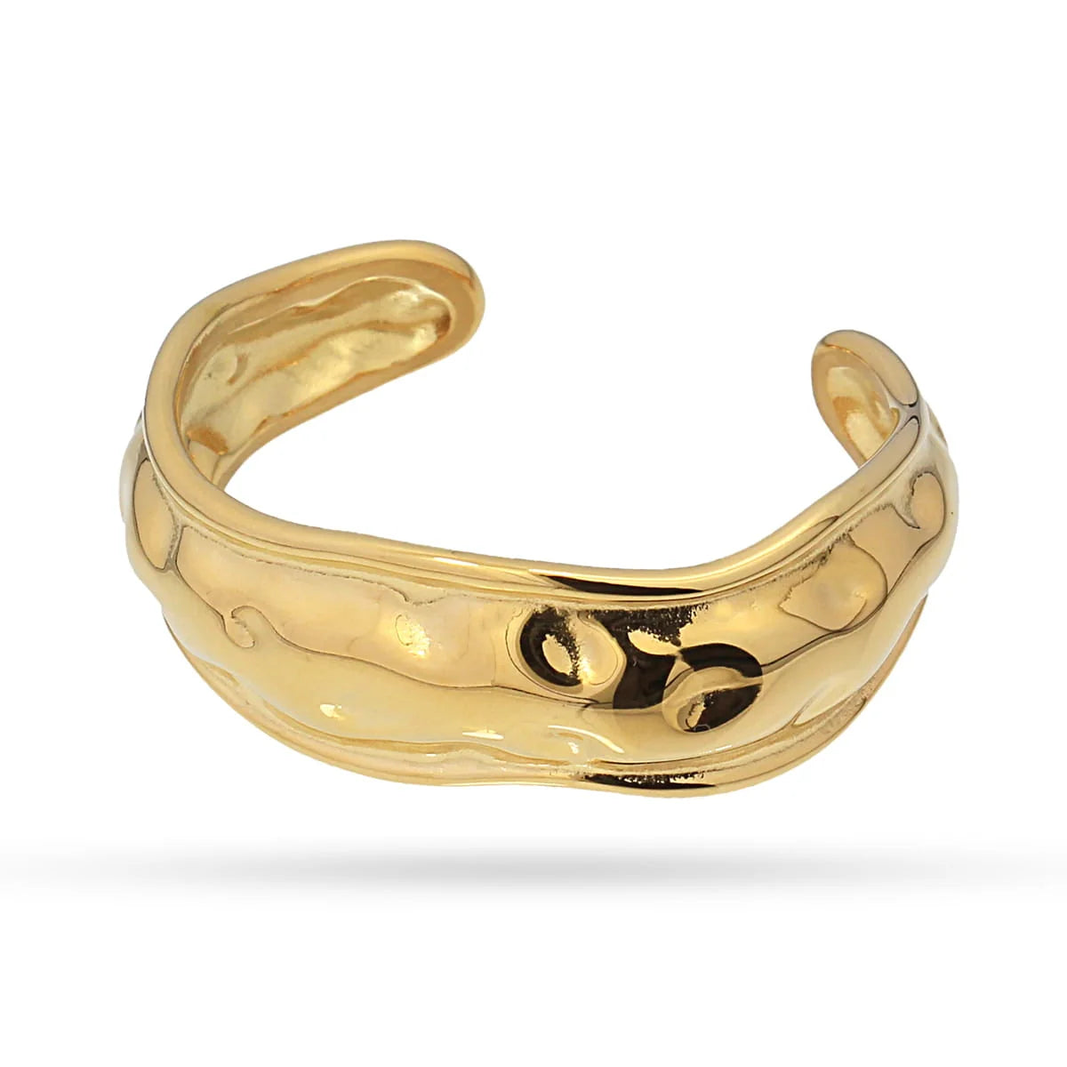 Bracciale Donna Anartxy Rigido martellato gold