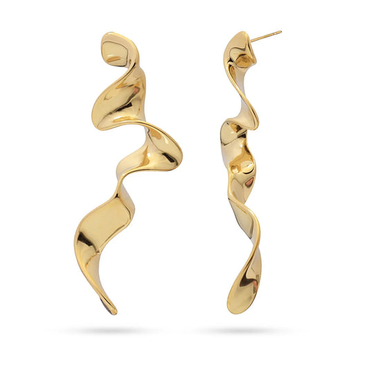 Orecchini donna Anartxy lunghi a onde