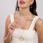 Collana Kidult donna dorata con pendente