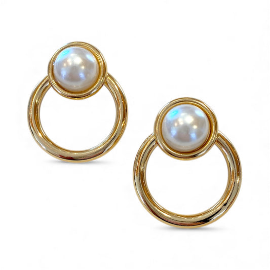 Orecchini Diamond Accessori donna Perla e cerchio frontale