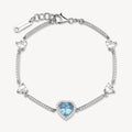 Bracciale argento Fancy Cuore Cloud Light Blue