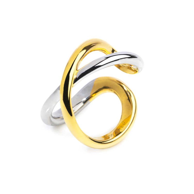 Anello Marlù Donna incrociato bicolore
