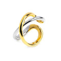 Anello Marlù Donna incrociato bicolore