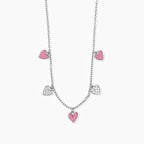 Collana Mabina Junior cuori pendenti
