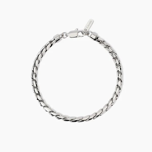 Bracciale 2Jewels uomo catena intrecciata