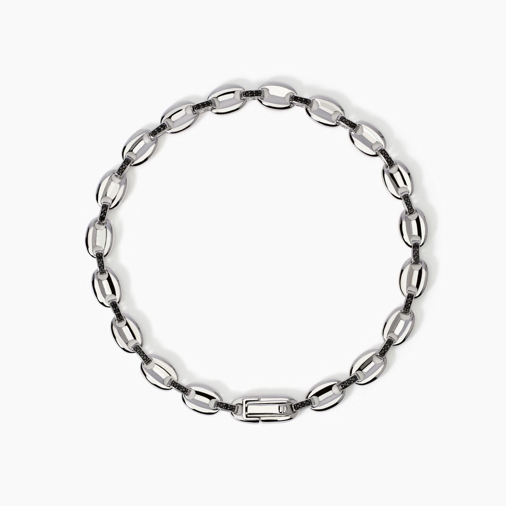 Bracciale Mabina uomo maglia marina OCEANO