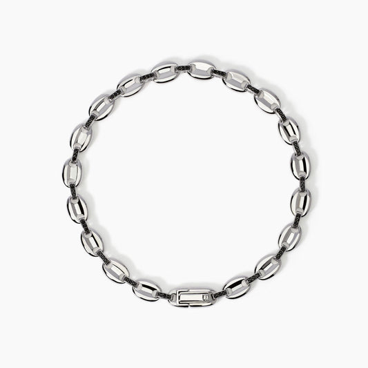 Bracciale Mabina uomo maglia marina OCEANO