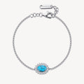 Bracciale argento Fancy cloud light blue