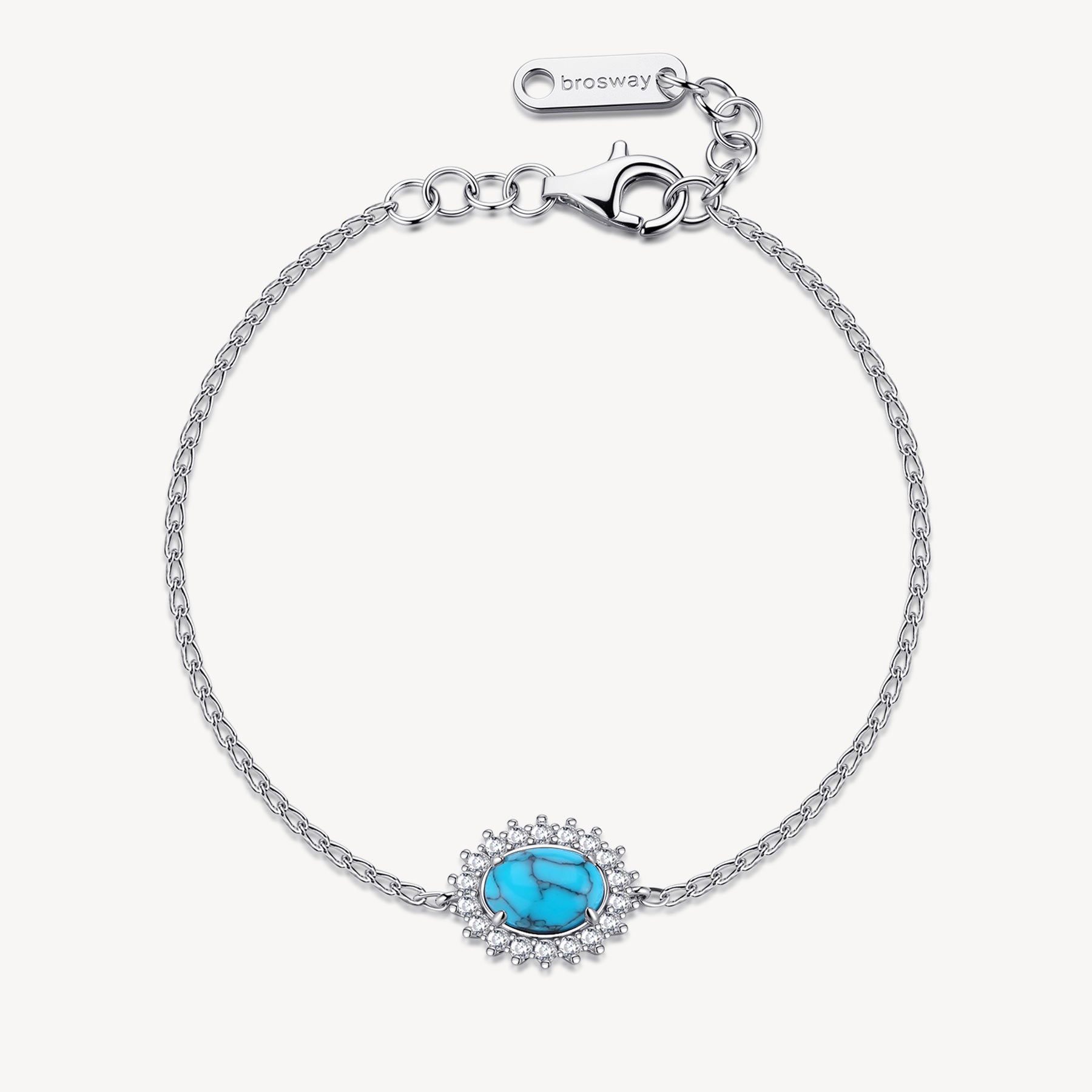 Bracciale argento Fancy cloud light blue