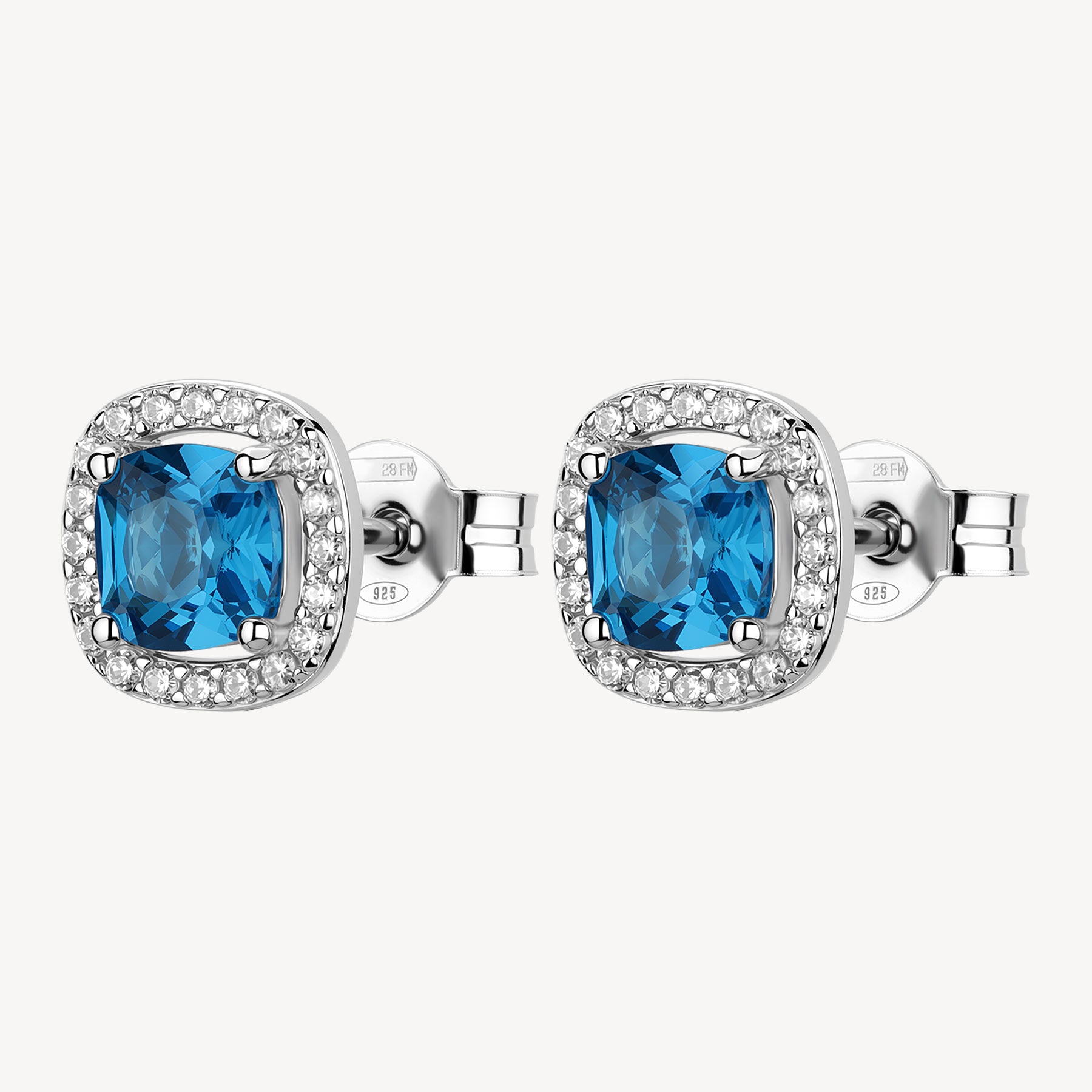 Orecchini argento Fancy freedom blue