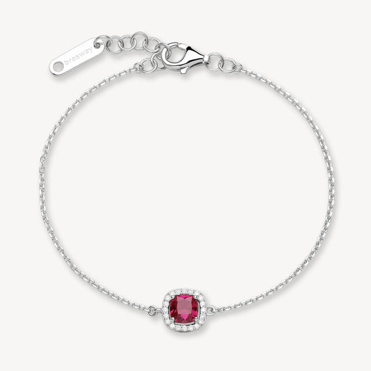 Bracciale argento Fancy passion ruby