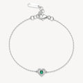 Bracciale Brosway Fancy cuoricino Life green