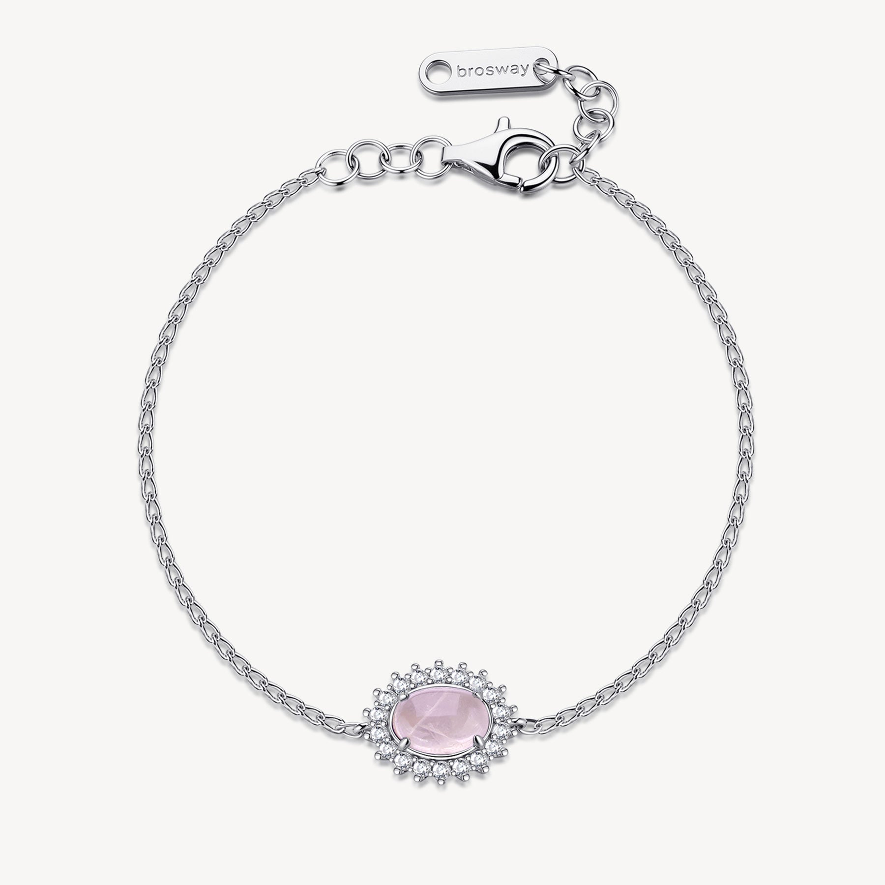 Bracciale Brosway Fancy kate quarzo rosa