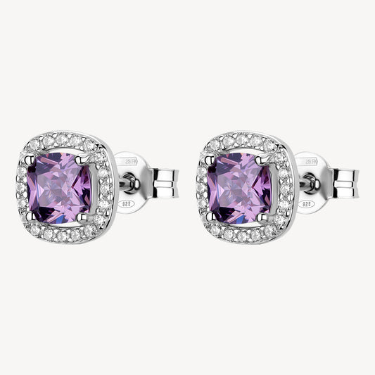 Orecchini argento Fancy magic purple