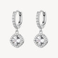 Orecchini argento Fancy infinite white