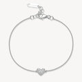 Bracciale Brosway Fancy cuoricino infinite white