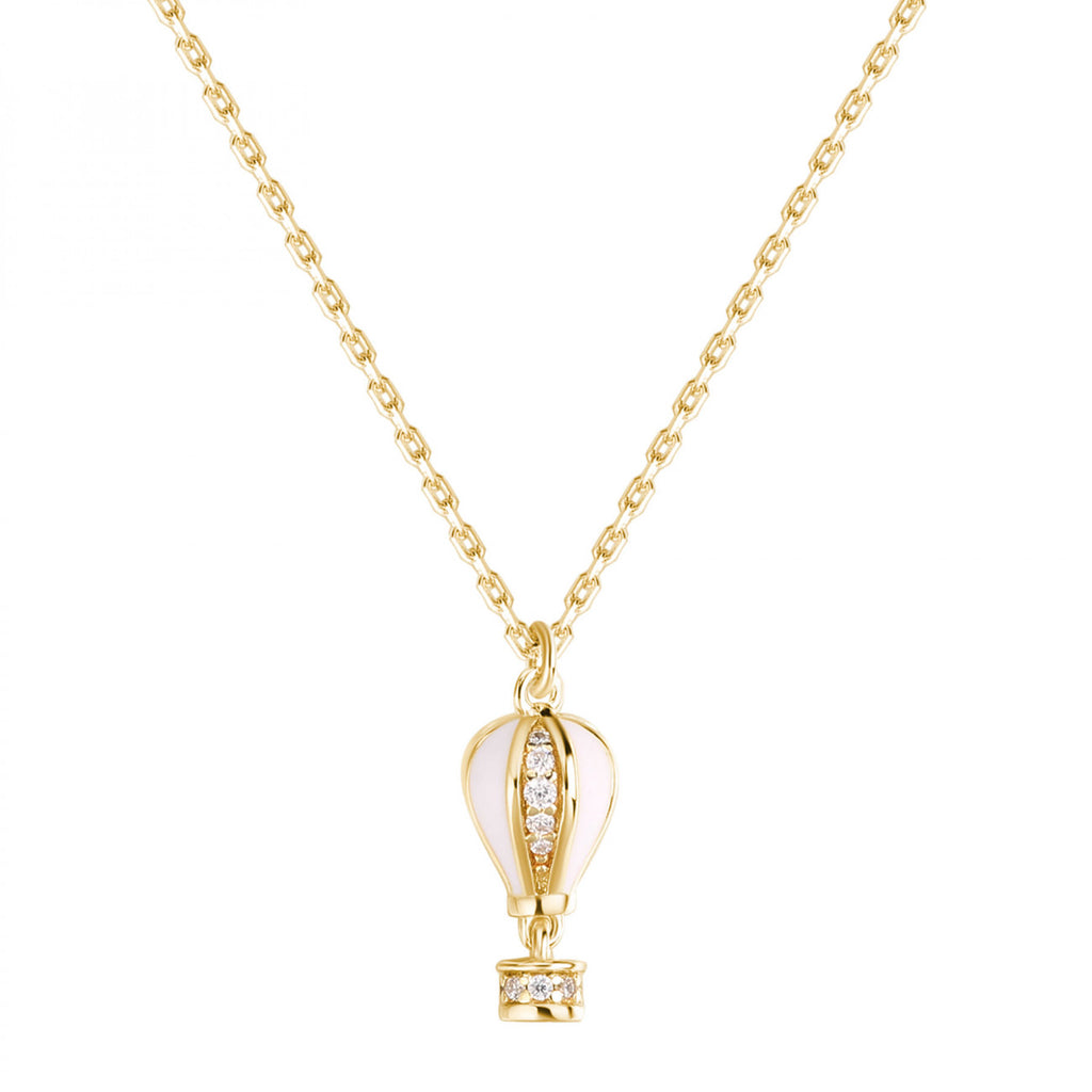 Collana Rosato Aria Mongolfiera golden
