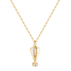 Collana Rosato Aria Mongolfiera golden