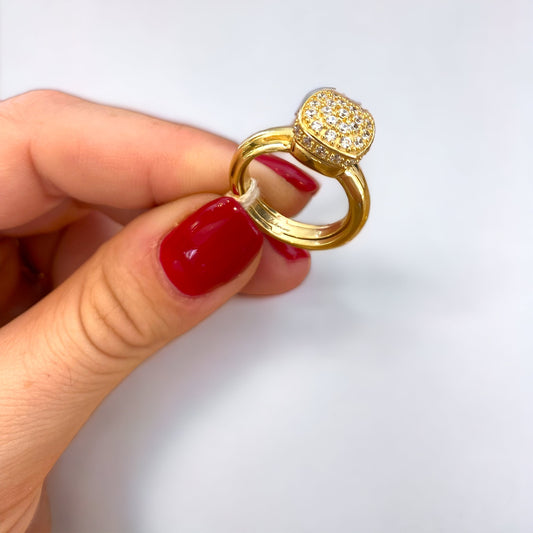 Anello Labrioro donna Eden gold zirconi