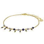 Bracciale donna Nivy pietre blu