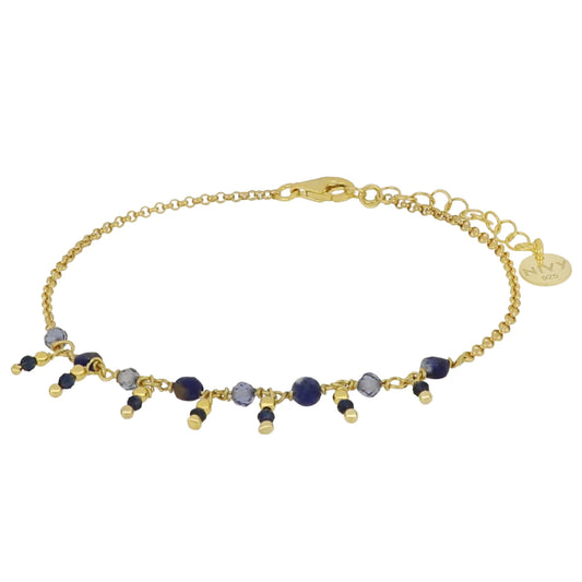 Bracciale donna Nivy pietre blu