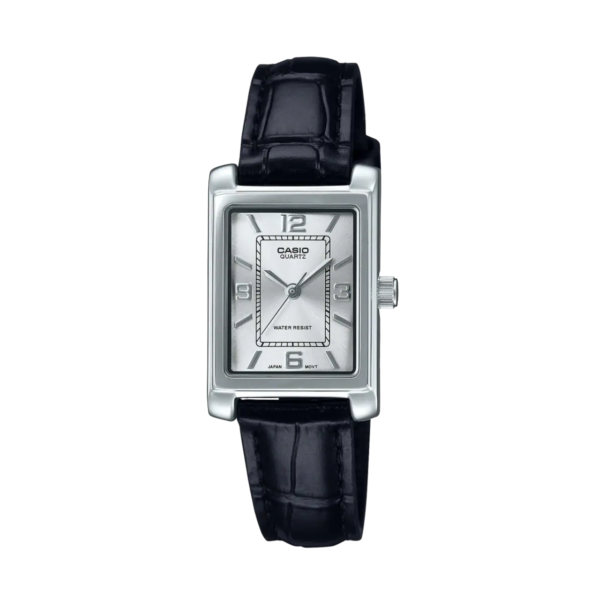 Orologio Casio donna Analogico rettangolare con cinturino in pelle