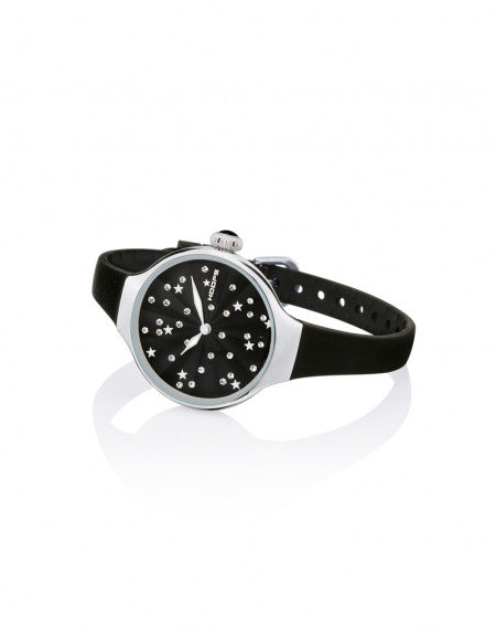 Orologio Hoops donna NOUVEAU CHÉRIE SLIDING STAR CLASSIC NERO