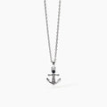 Collana Mabina in argento con ancora NAVY RULE