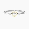Bracciale Kidult donna elastico famiglia con ciondolo cuore  CUORE | FAMIGLIA