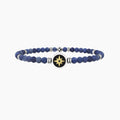 Bracciale uomo kidult elastico con agata blu e rosa dei venti  ROSA DEI VENTI | LIBERO ED INTREPIDO