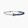 Bracciale uomo kidult con catena e dumortierite blu  EQUILIBRIO