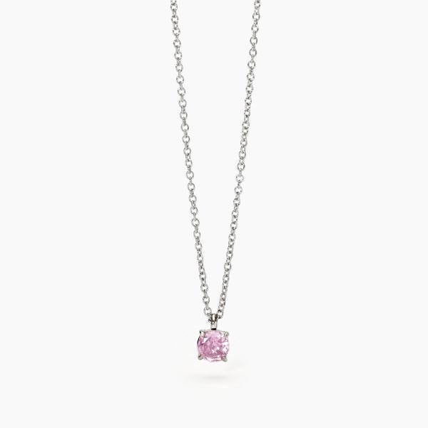 Collana 2Jewels donna con punto luce rosa