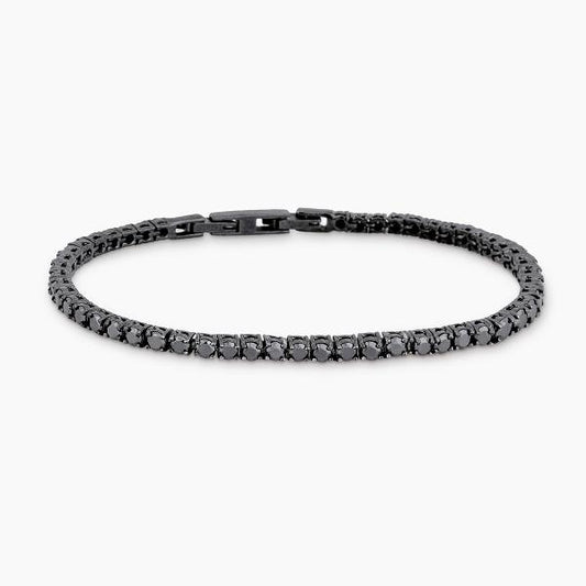 Bracciale uomo 2Jewels Tennis nero